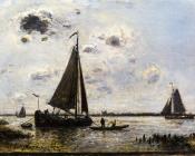 Near Dordrecht - 约翰·巴托特·琼坎